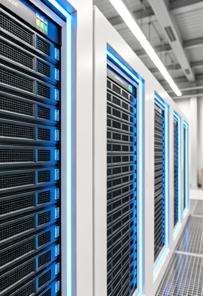 High-tech data infrastructure environment